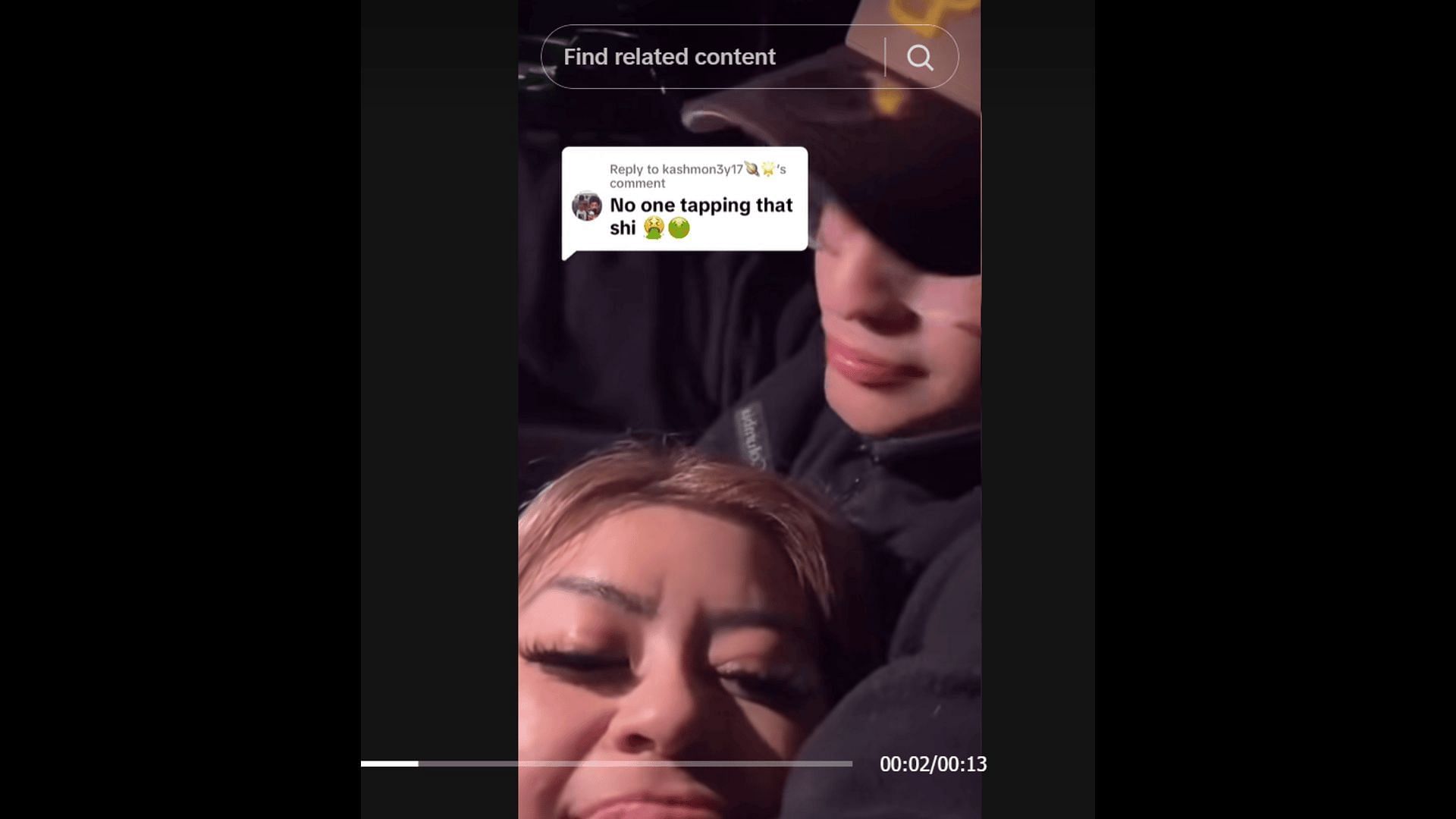 Ash Trevino seemingly with her new partner. (Image via TikTok)