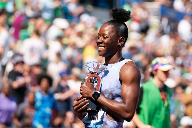 Shericka Jackson makes feelings known on chasing 200m World Record ahead of Xiamen Diamond League