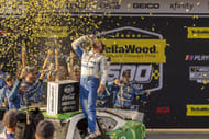 NASCAR: YellaWood 500, Ricky Stenhouse Jr., Celebrating his victory- Source: Imagn