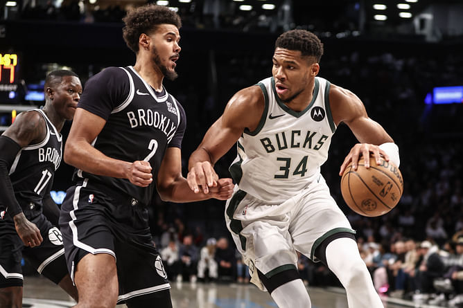 NBA Mock Trade: Giannis Antetokounmpo's blockbuster move to Nets in deal for $22.5 million 3&D star could revive both franchises