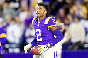 Kyren Lacy’s GF pays an emotional tribute to ex LSU star at his funeral following tragic death