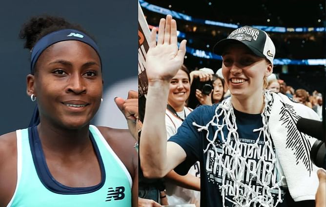 American tennis star Coco Gauff drops 1-word reaction to Paige Bueckers celebrating national championship win