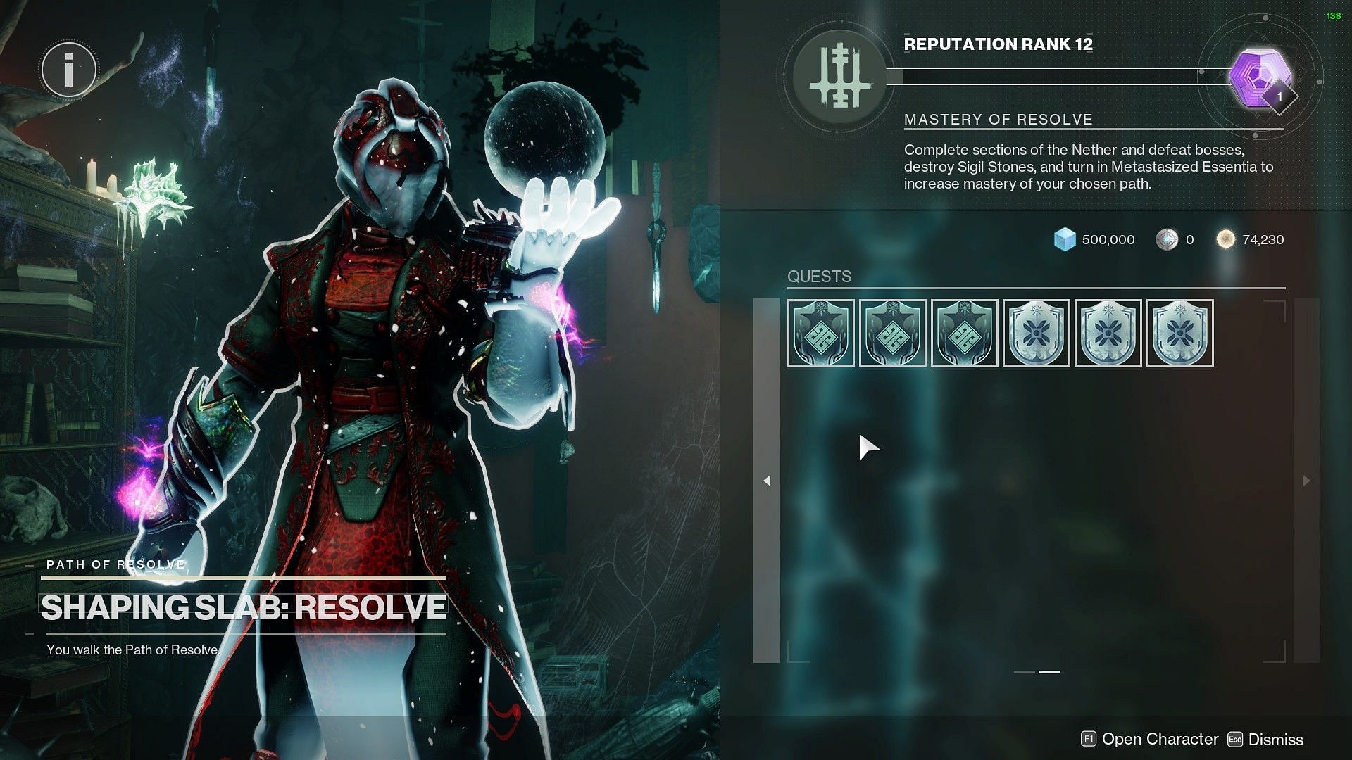 Path of Resolve in Destiny 2 (Image via Bungie) 