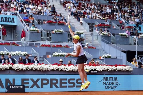 Iga Swiatek and Madison Keys at the Madrid Open - Source: Getty