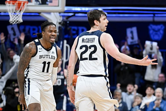 Connor McCaffery’s brother Patrick sends positive message for Butler forward Jahmyl Telfort’s special day