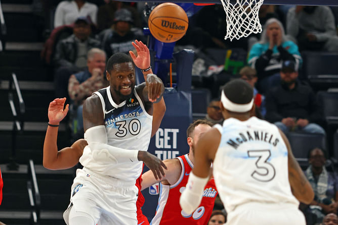 "He's his own player" -Jaden McDaniels rejects 'mini LeBron' label for Julius Randle [Exclusive]