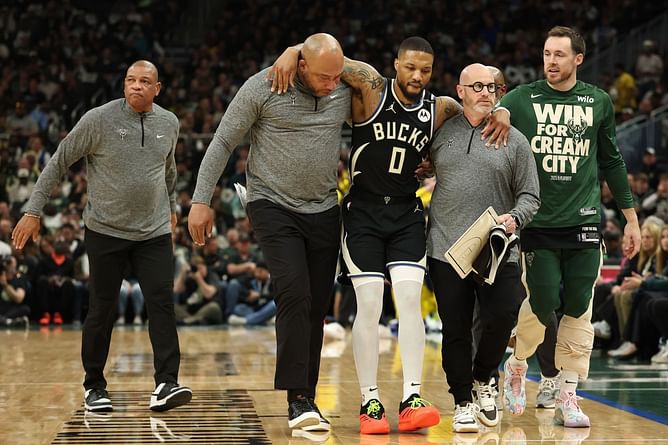 Doc Rivers gets candid on Damian Lillard's potential season-ending injury: "No one deserves it"