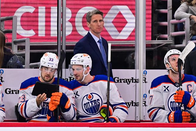 Kris Knoblauch and Oilers ready for playoffs with same mindset despite starting on road against Kings