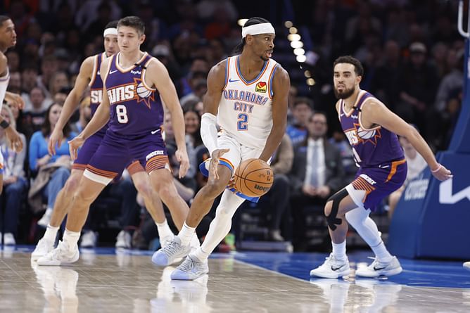 OKC Thunder vs Phoenix Suns Predicted Starting Lineups and Depth Chart for Apr. 9 | NBA 2024-25 season