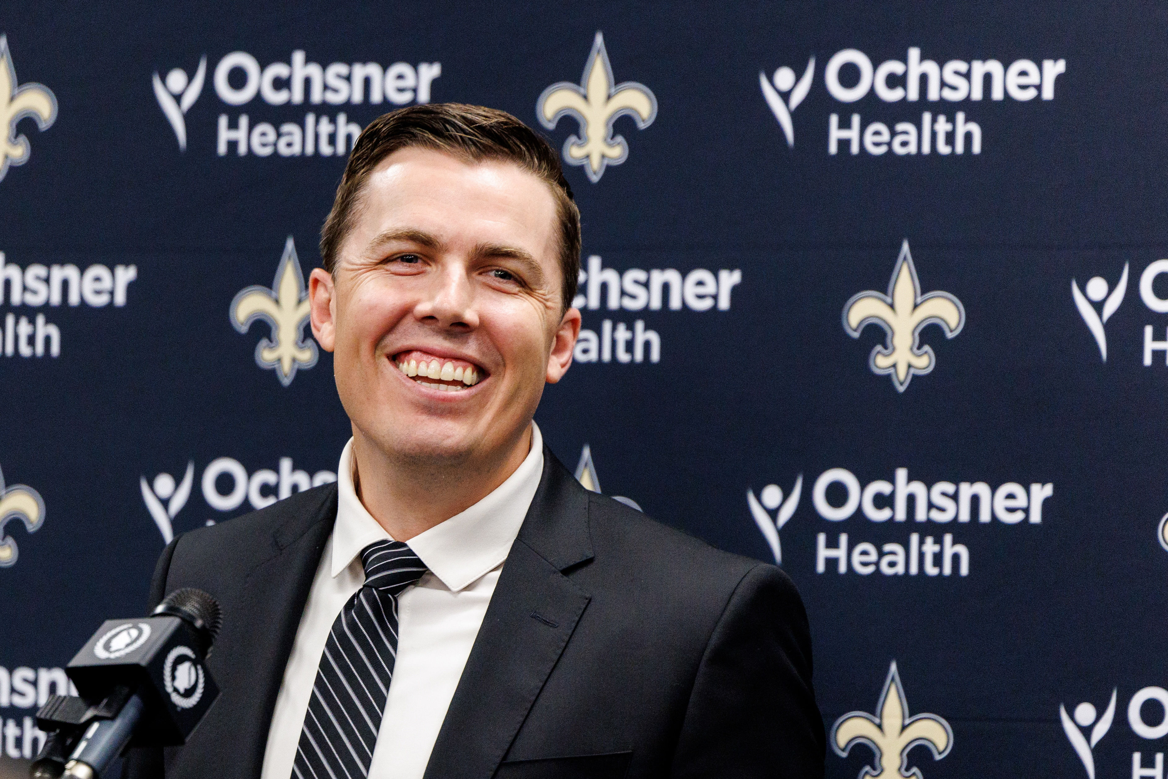 NFL: New Orleans Saints Head Coach Kellen Moore Introductory Press Conference - Source: Imagn