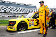Layne Riggs (34) before Fresh From Florida 250 at Daytona. Source: Imagn