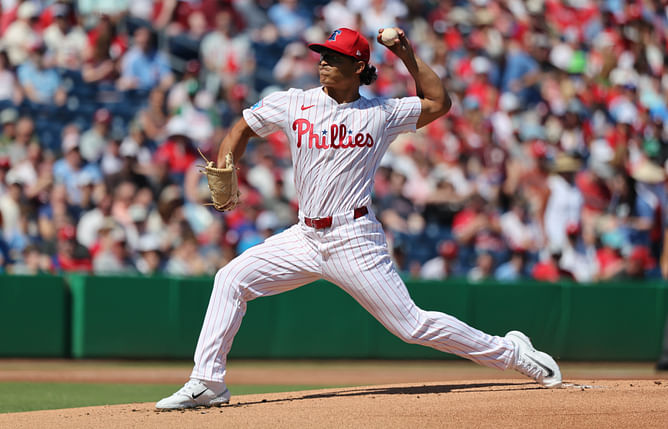 Bryce Harper's teammate Jesus Luzardo gets candid about joining Phillies and 2025 strikeout charity goals
