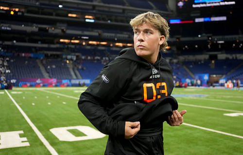 Jaxson Dart was selected by the New York Giants - Source: Imagn