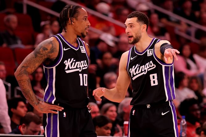 DeMar DeRozan and Zach LaVine face incessant trolling after another play-in loss - “Went out west to lose play-in game at 10 pm ET”