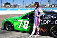 Katherine Legge- NASCAR: Cup Practice and Qualifying - Source: Imagn