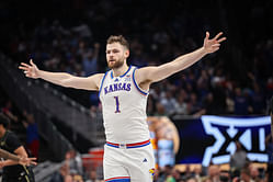 Hunter Dickinson sends clear message as Kansas star bids farewell to college basketball