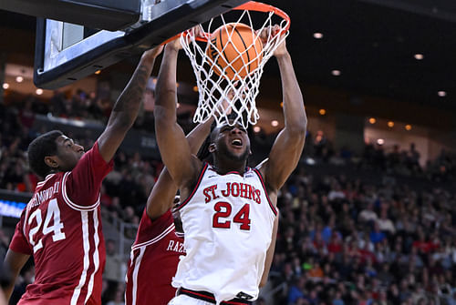 Big man Zuby Ejiofor's return gives the Red Storm a strong post presence for next season. (Photo Credit: IMAGN)