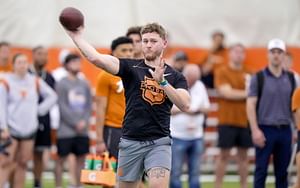 “Leader on & off the pitch”: Texas WR gives glowing review of Quinn Ewers as he goes under the radar before 2025 NFL draft