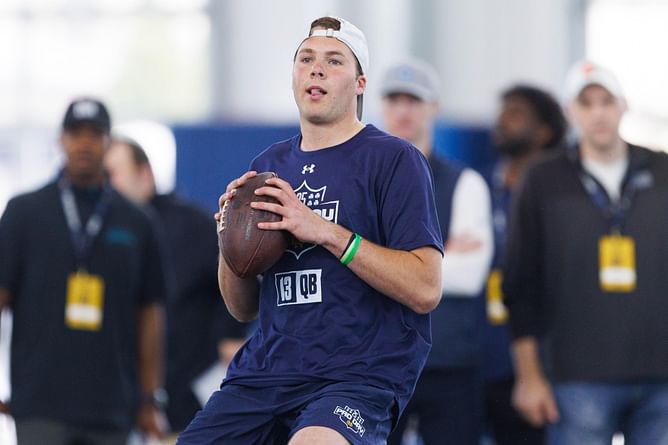 Colts QB Riley Leonard shares eye-opening connection with scripture and his draft pick via text from grandfather