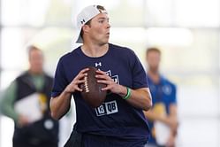 "They owe us a little more money than they paid us": NFL prospect Riley Leonard takes a dig at camera crew as he recalls Notre Dame journey