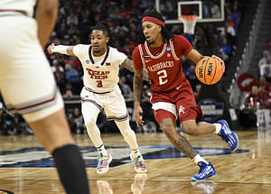 Boogie Fland transfer portal: Top 5 landing spots for Arkansas guard feat. Maryland