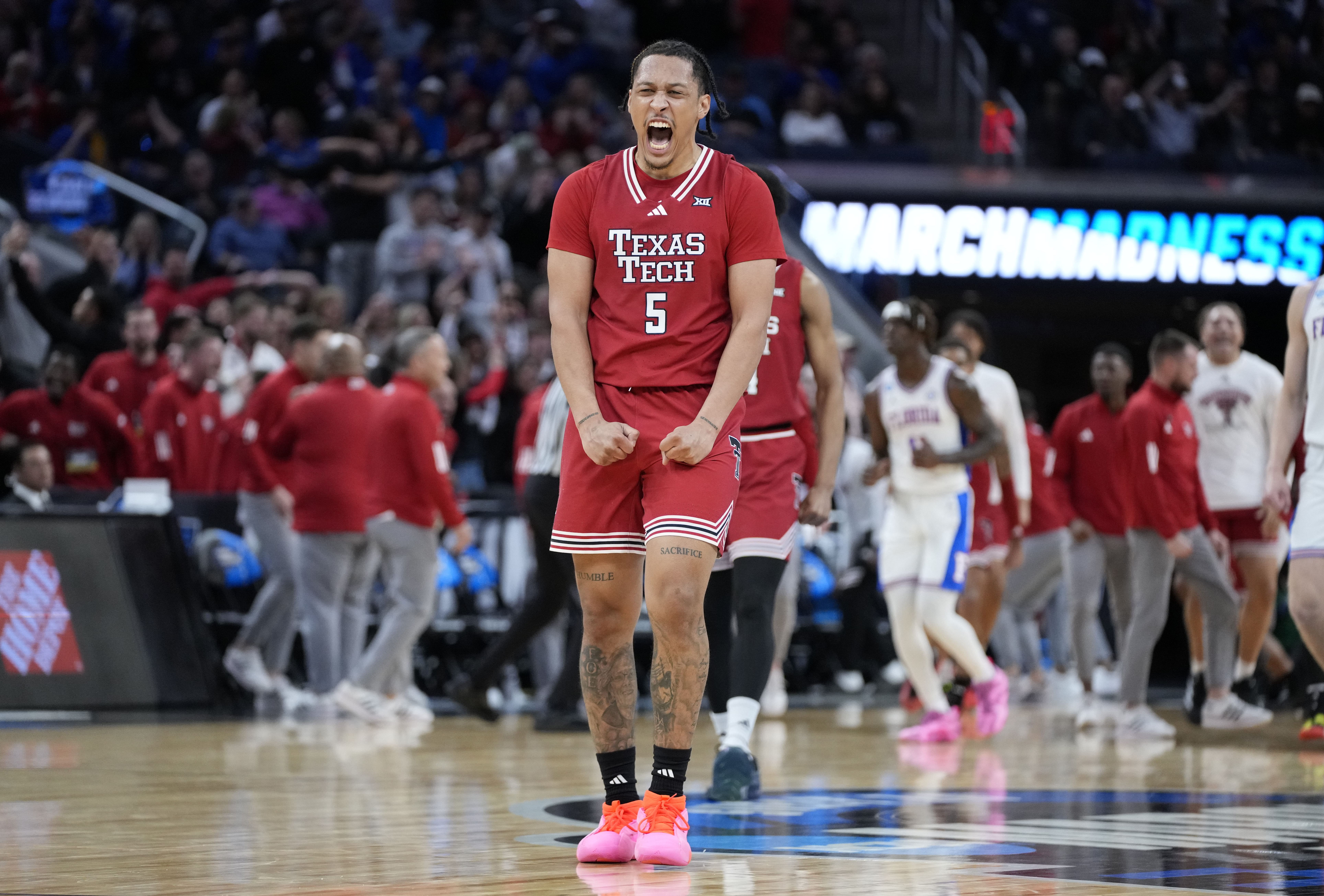 Forward Darrion Williams is a significant loss for Tech in the transfer portal. (Photo Credit: IMAGN)