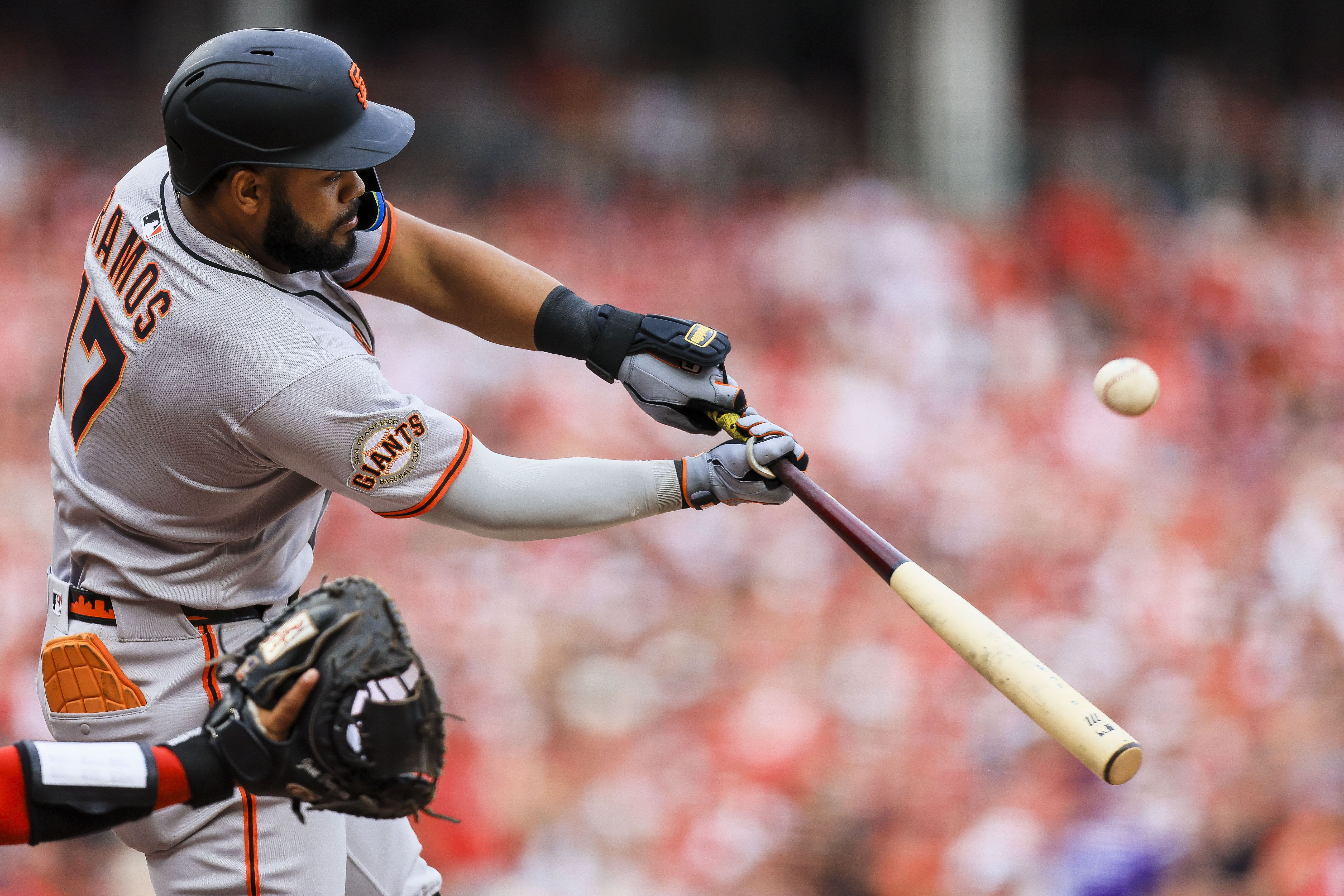 Heliot Ramos is hitting well this season (Imagn)