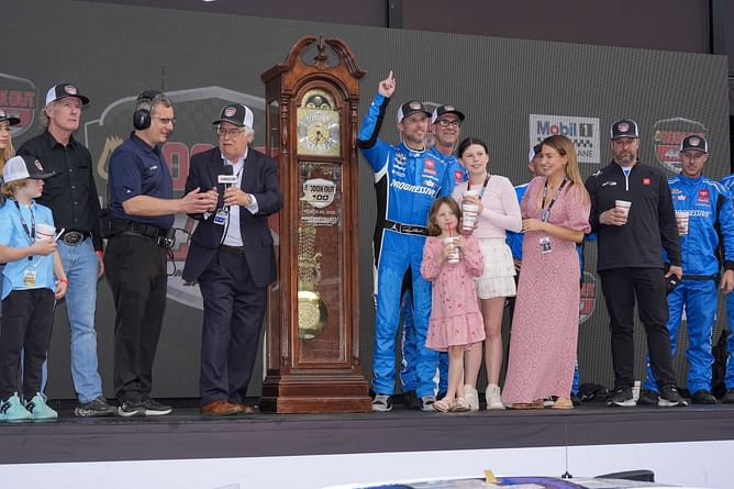 WATCH: Denny Hamlin and Molly's wholesome moments from 'Daddy Daughter Dance 2025'
