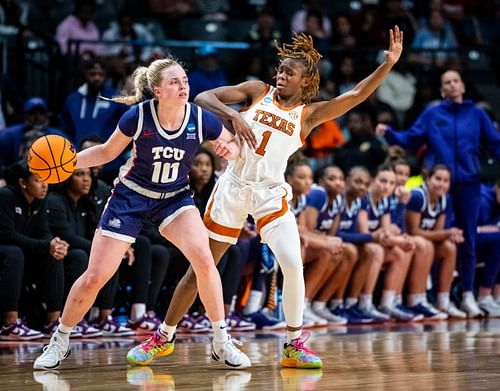 Hailey Van Lith in action for TCU Horned Frogs. (Credits: IMAGN)