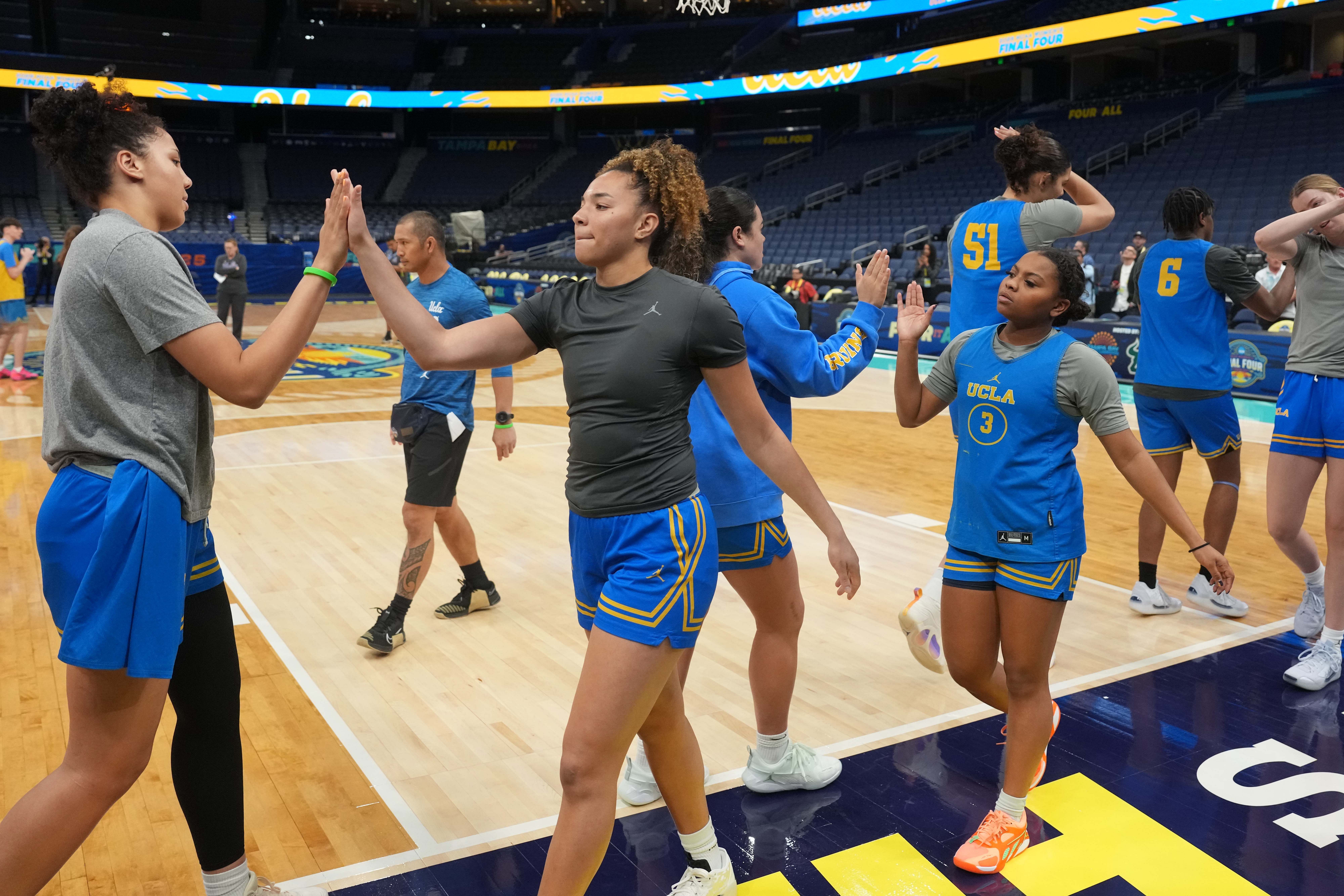 NCAA Womens Basketball: Final Four National Semifinal Practice-UCLA - Source: Imagn