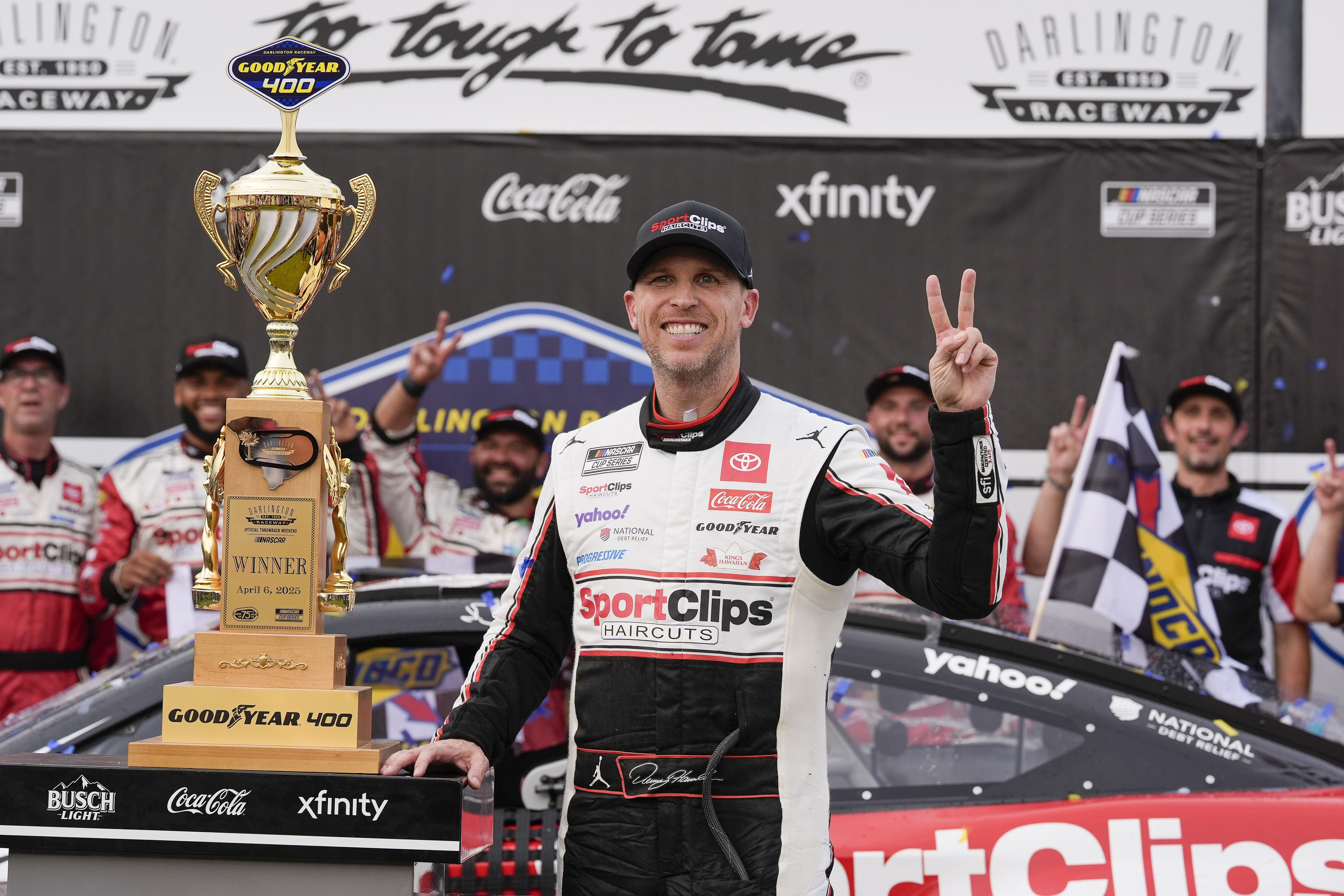 NASCAR: Denny Hamlin at the Goodyear 400 - Source: Imagn