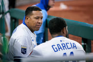 Salvador Perez could hit a home run (Imagn)