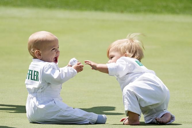 Amanda Balionis shares adorable picture of Scottie Scheffler’s son at Augusta labeling it “cutest day of the year”