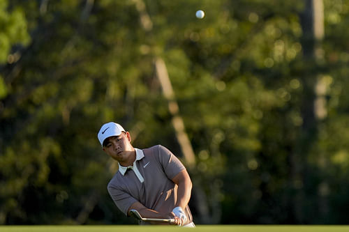 Tom Kim spoke on Jordan Spieth's Grand Slam chances (Image via Imagn)