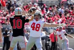 Ryan Day issues subtle reality check to Julian Sayin as starting QB battle at Ohio State intensifies