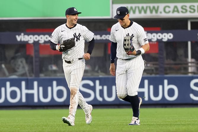 Aaron Judge highlights Yankees' newest star's breathtaking catch to sweep Royals