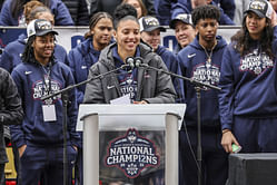 Azzi Fudd gets fans excited as UConn star makes a bold promise at championship rally