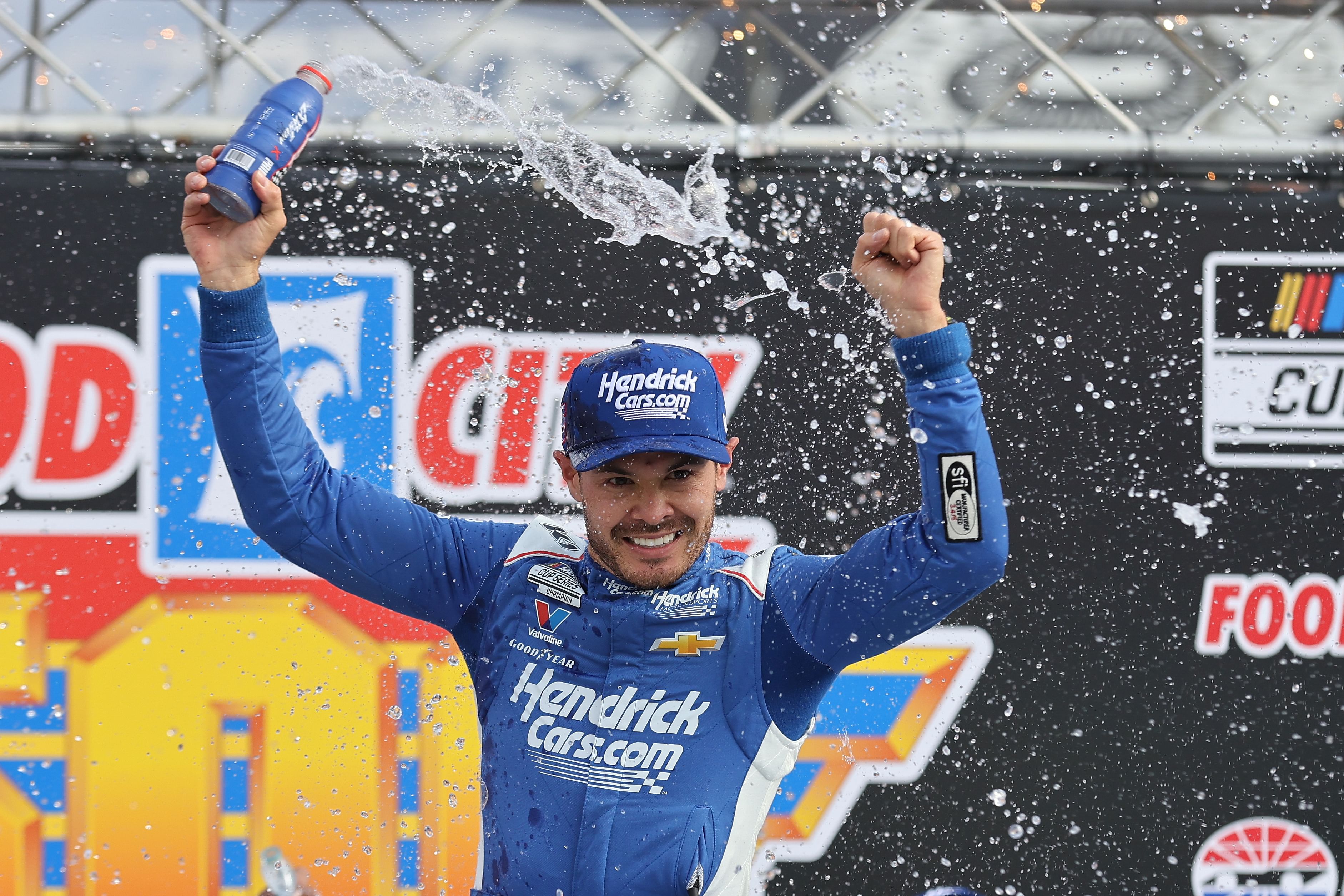 Food City 500 winner Kyle Larson (Source: Imagn)