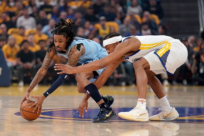 Ja Morant suffers brutal-looking injury during Grizzlies vs Warriors play-in tournament game