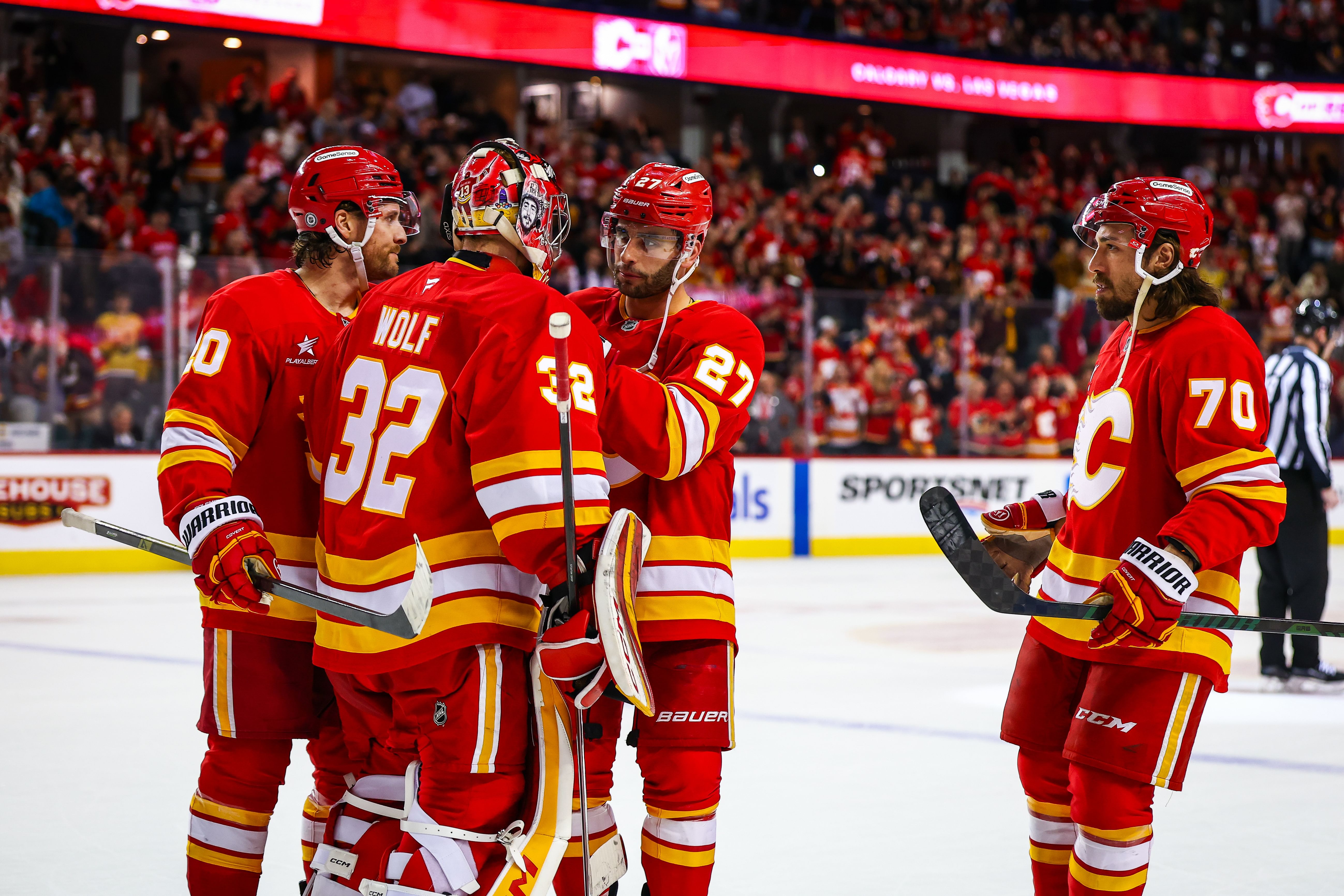 NHL: Vegas Golden Knights at Calgary Flames - Source: Imagn