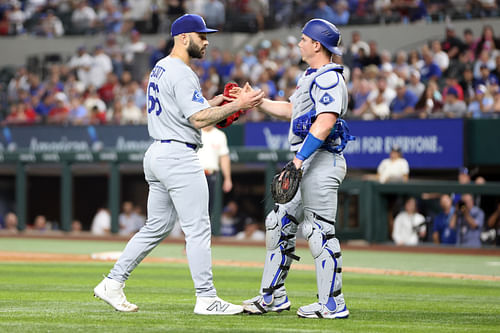 Los Angeles Dodgers - Tanner Scott and Will Smith (Photo via IMAGN)
