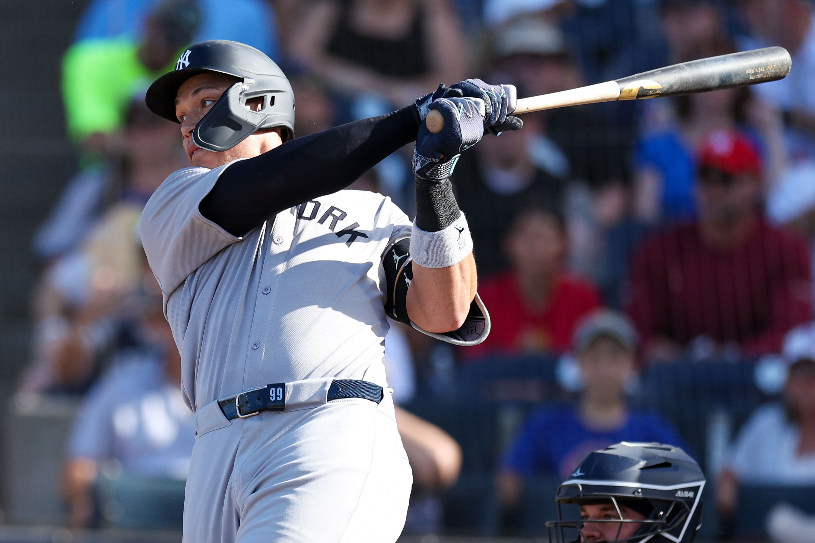 Aaron Judge is on fire right now (Imagn)