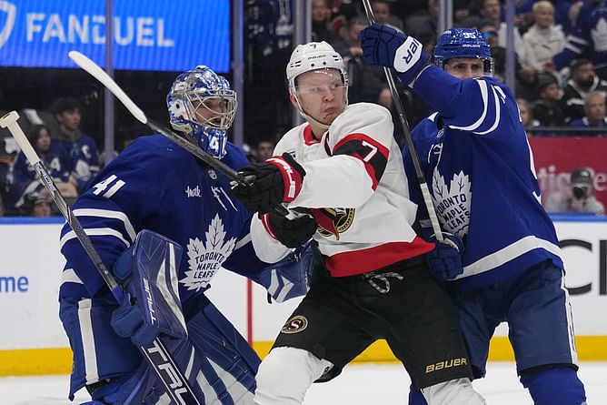 Senators' Brady Tkachuk makes feelings known about Maple Leafs fans' "Brady sucks" chant