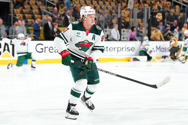 NHL: Stanley Cup Playoffs-Minnesota Wild at Vegas Golden Knights - Source: Imagn