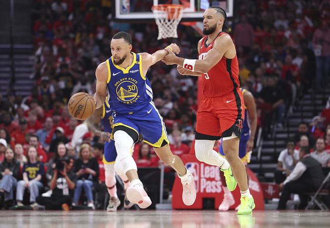"Refs rigging lmao" - NBA fans blame Warriors-Rockets Game 1's officiating as Steph Curry and Co. win series opener