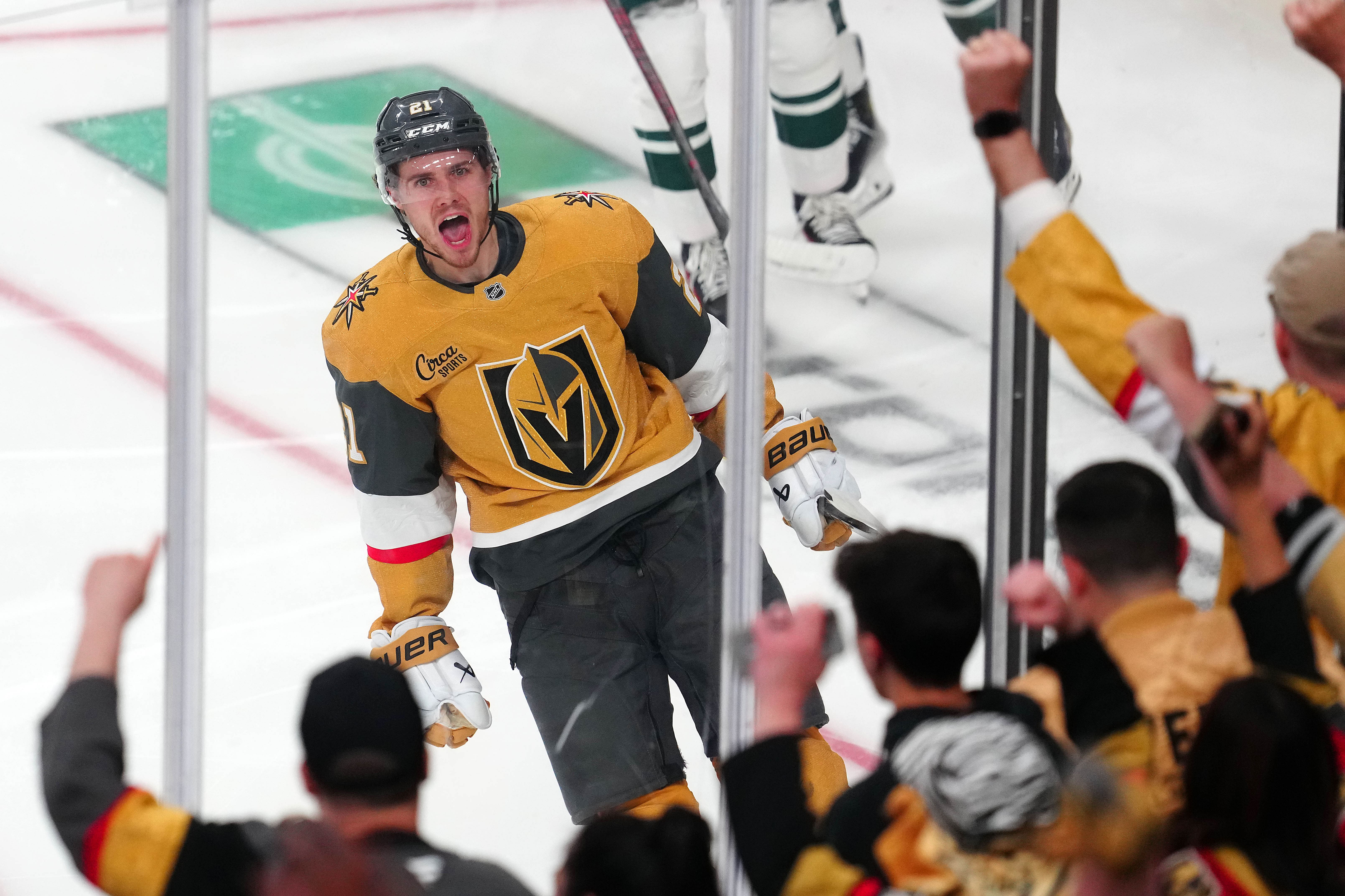NHL: Stanley Cup Playoffs-Minnesota Wild at Vegas Golden Knights - Source: Imagn