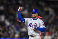 Brandon Nimmo had a historic day (Imagn)