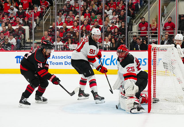 NHL: Stanley Cup Playoffs-New Jersey Devils at Carolina Hurricanes - Source: Imagn