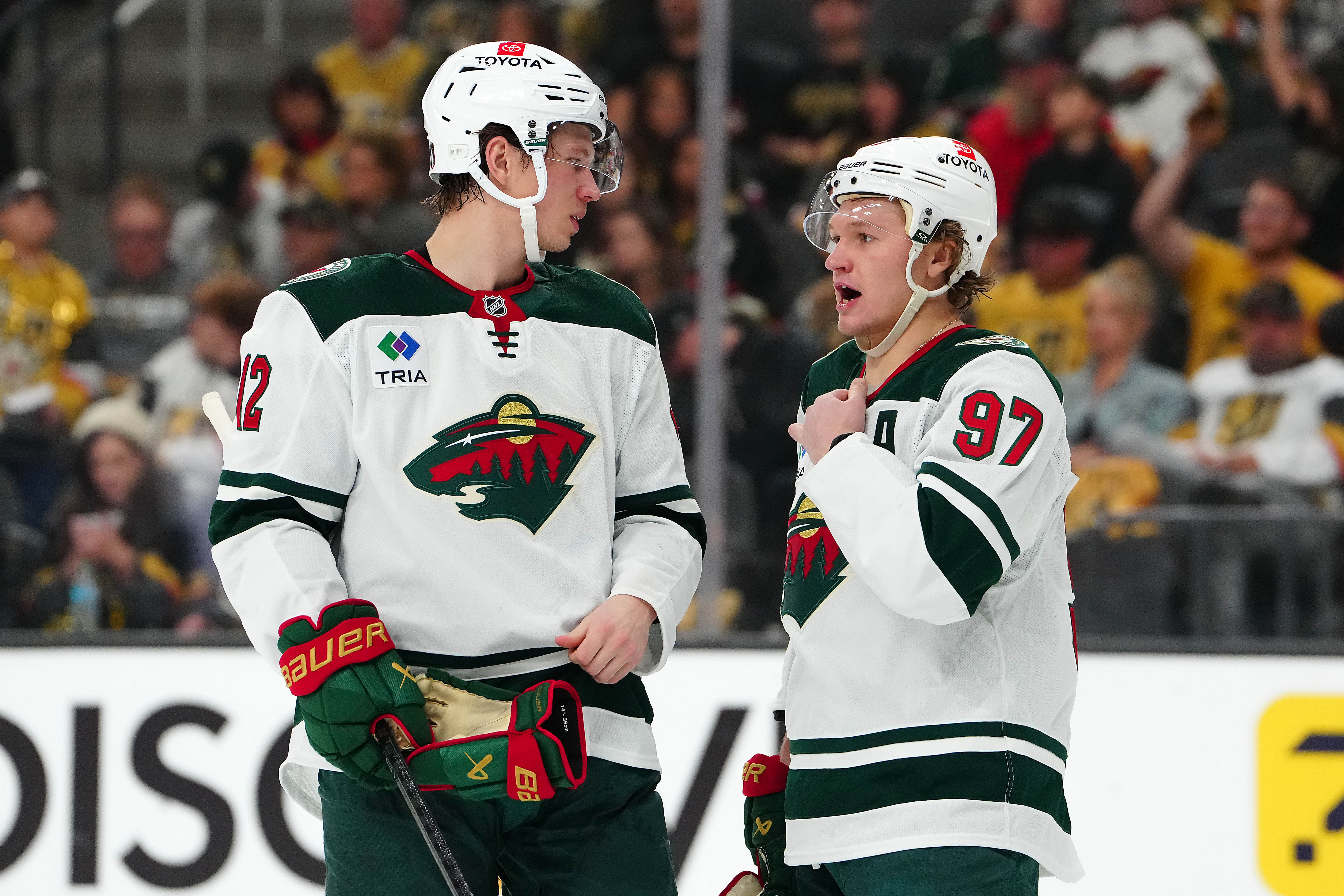 NHL: Stanley Cup Playoffs-Minnesota Wild at Vegas Golden Knights - Source: Imagn