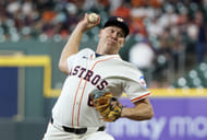 Houston Astros' Hunter Brown is today's top MLB DFS pitcher - Source: Imagn